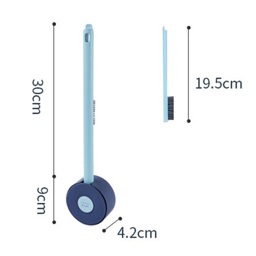Efficient Cleaning Tool for Hard to reach Corners Silicone Toilet Brush - Picture 7 of 28