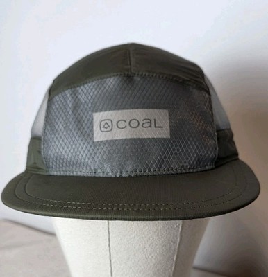 Coal Headwear Apollo 5-Panel Tech Cap - Lightweight Mesh Trail Hat, Dark Green