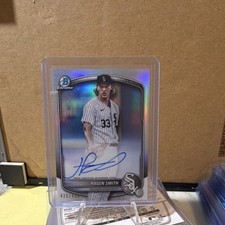2025 Topps Bowman Chrome Prospect Autographs Hagen Smith Refractor /499