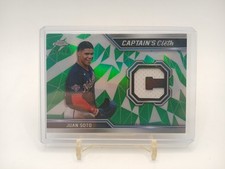 2021 Topps Chrome - Captain's Cloth Relics Juan Soto #CCR-JS Green Refract 36/99