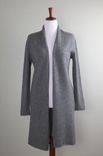 NEIMAN MARCUS $295 Solid Gray 100% Cashmere L...