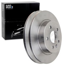 2X EUROBRAKE BREMSSCHEIBEN 268mm VOLL HINTEN PASSEND FÜR CHEVROLET AVEO CRUZE