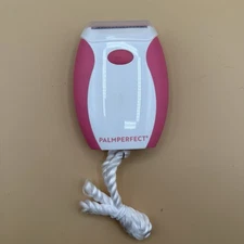 PalmPerfect Women’s Electric Shaver Razor Pink White Battery Operated Portable
