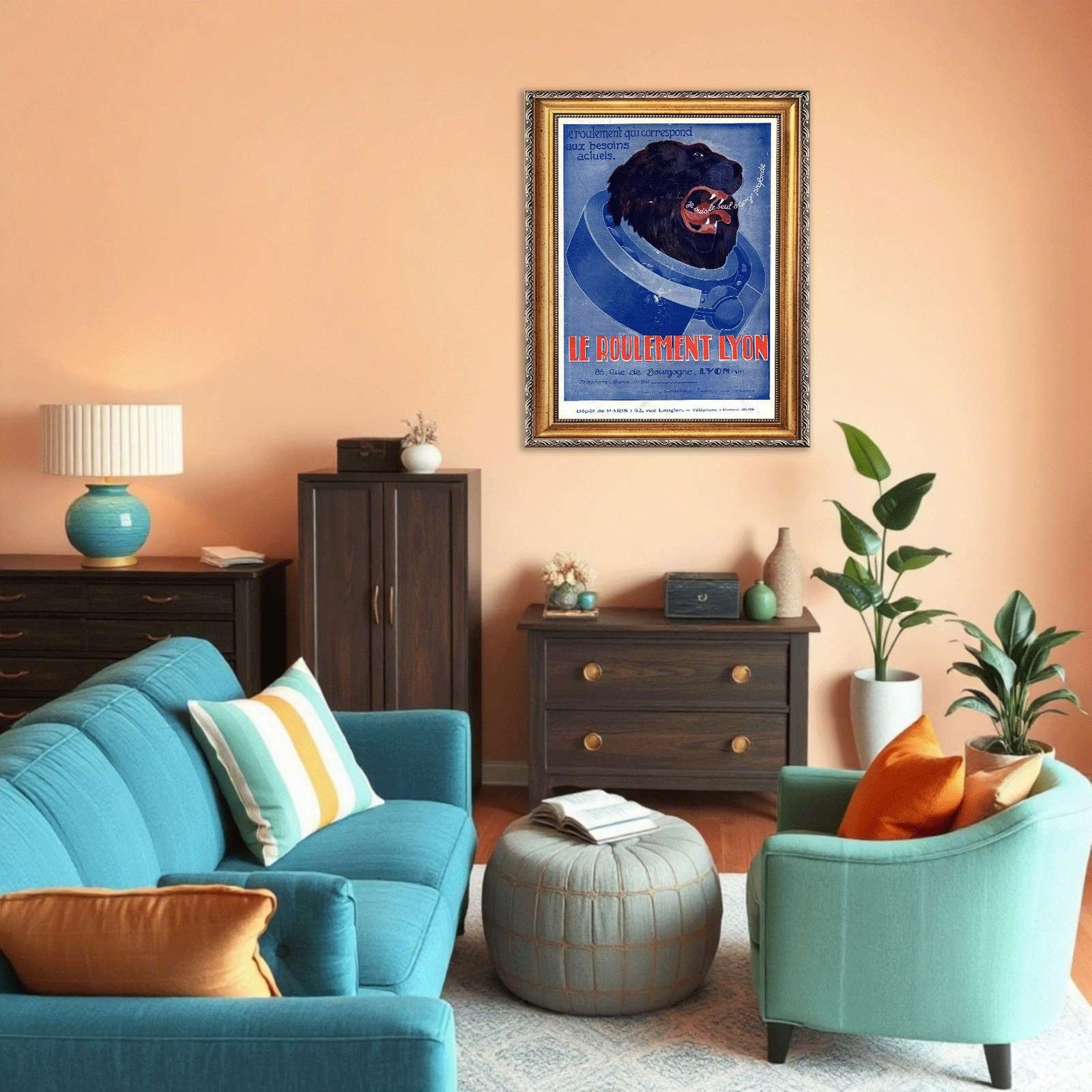 Black Panther Roaring Wall Art Canvas Oil Paintings Reproduction thumbnail 5