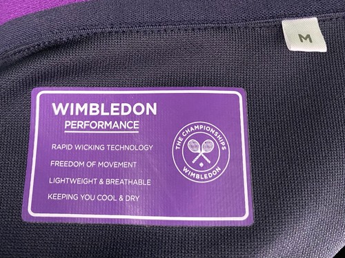 Rare Wimbledon The Championship Tennis Wrap Around Navy Skirt Women’s SZ Medium - Picture 4 of 7