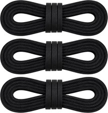 3 Strips 54 inch Logger Style Leather Boot Laces Heavy Duty Replacement Laces