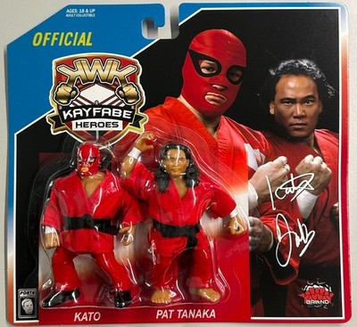 WWF/WWE Hasbro Style ORIENT EXPRESS (BLUE CARD) Kayfabe Heroes KWK Retro Figur