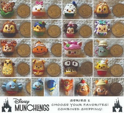 Disney Munchlings Mini Munch Figurines Series 1 Color Change Scented Characters