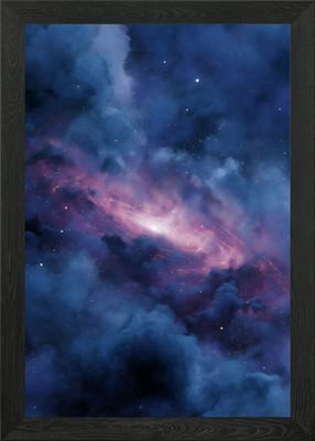 Nebel im Weltraum Wolken gerahmtes Wandbild Poster Leinwanddruck Bild