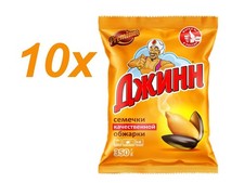 Semillas de girasol Jinn 10x350g Premium XXL tostadas sin sal sin pelar Джинн