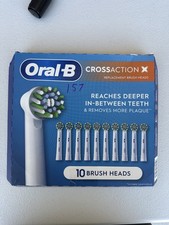 Oral-B CrossAction Replacement Brush Heads with Bacterial Protection 10-Count 