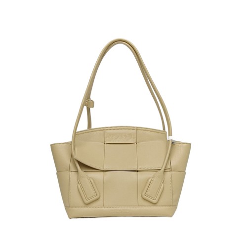 BOTTEGA VENETA Arco Small 22cm Beige Calfskin Handbag