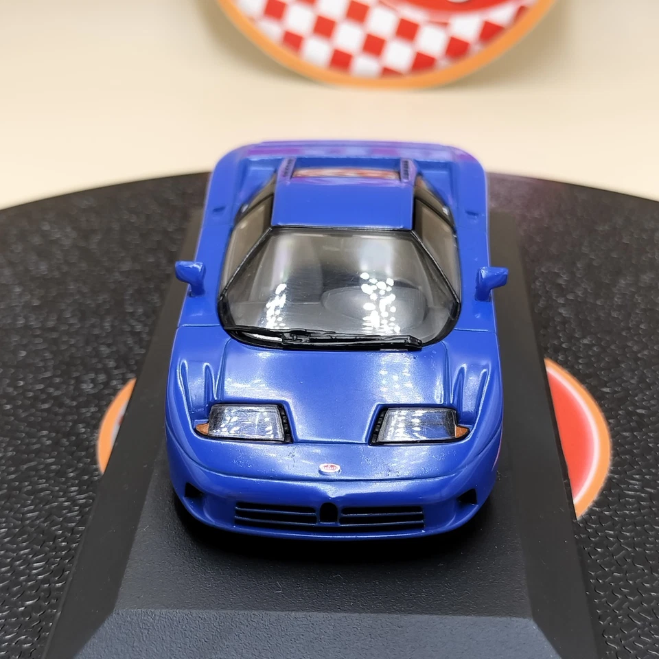 MINICHAMPS 1/43 Bugatti EB 110 blue 430102110 diecast model car - Image 3 of 4