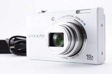 Nikon Coolpix S6200 White Exc 3 16.0MP Compact Digital Camera Y3368