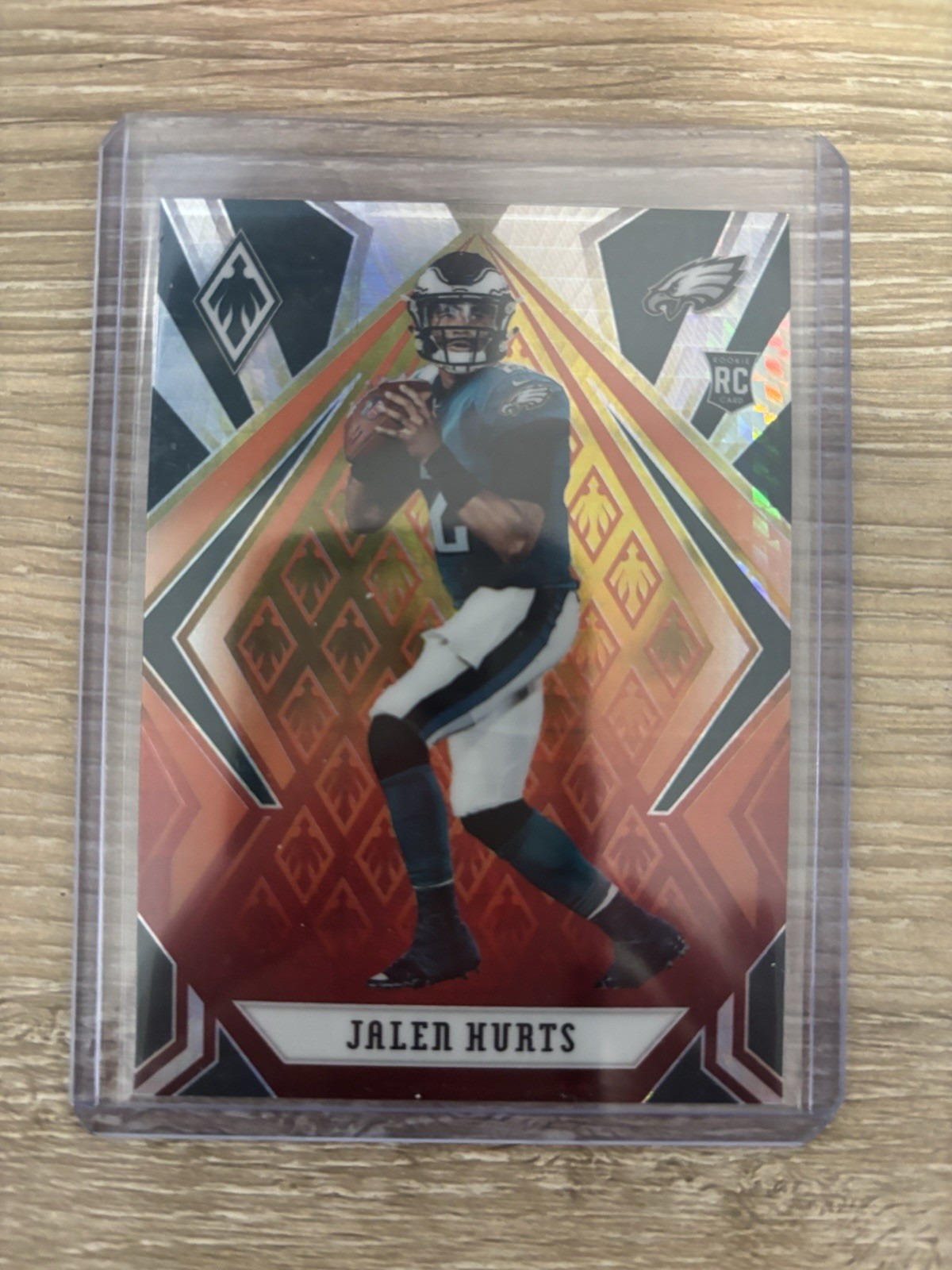 2020 Panini Phoenix - Rookies Jalen Hurts #114 Fire Burst (RC)
