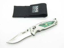 SOG Stingray 2.0 Seki Japan Snakeskin Inlay Custom Unicorn Folding Pocket Knife