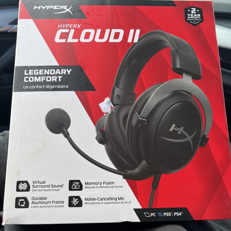 HyperX Cloud II Gaming Headset Black Red