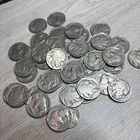 BUFFALO NICKEL ROLL (40 COINS), "FULL DATES" RANDOM DATES, NICE COINS