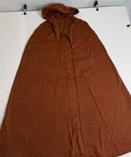 Brown Hooded Medieval Cloak Renaissance Cosplay Cape Adult Unisex