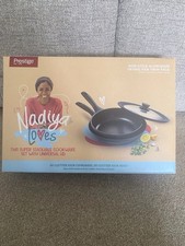 Image of Prestige  New In Box. Nadiya Loves Non Sick Aluminium Frying Pan Twin Pack
