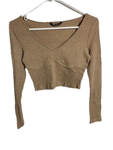 The Drop Damen Montie V-Neck Cropped Pullover - Zeitloser Crop-Pullover Für Lässige Outfits