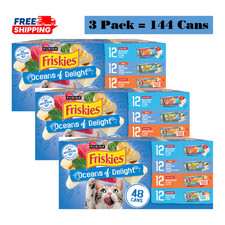3 Pack, Friskies® Wet Cat Food Variety Pack - 48 Ct, 264 Oz 1.66 per gallon