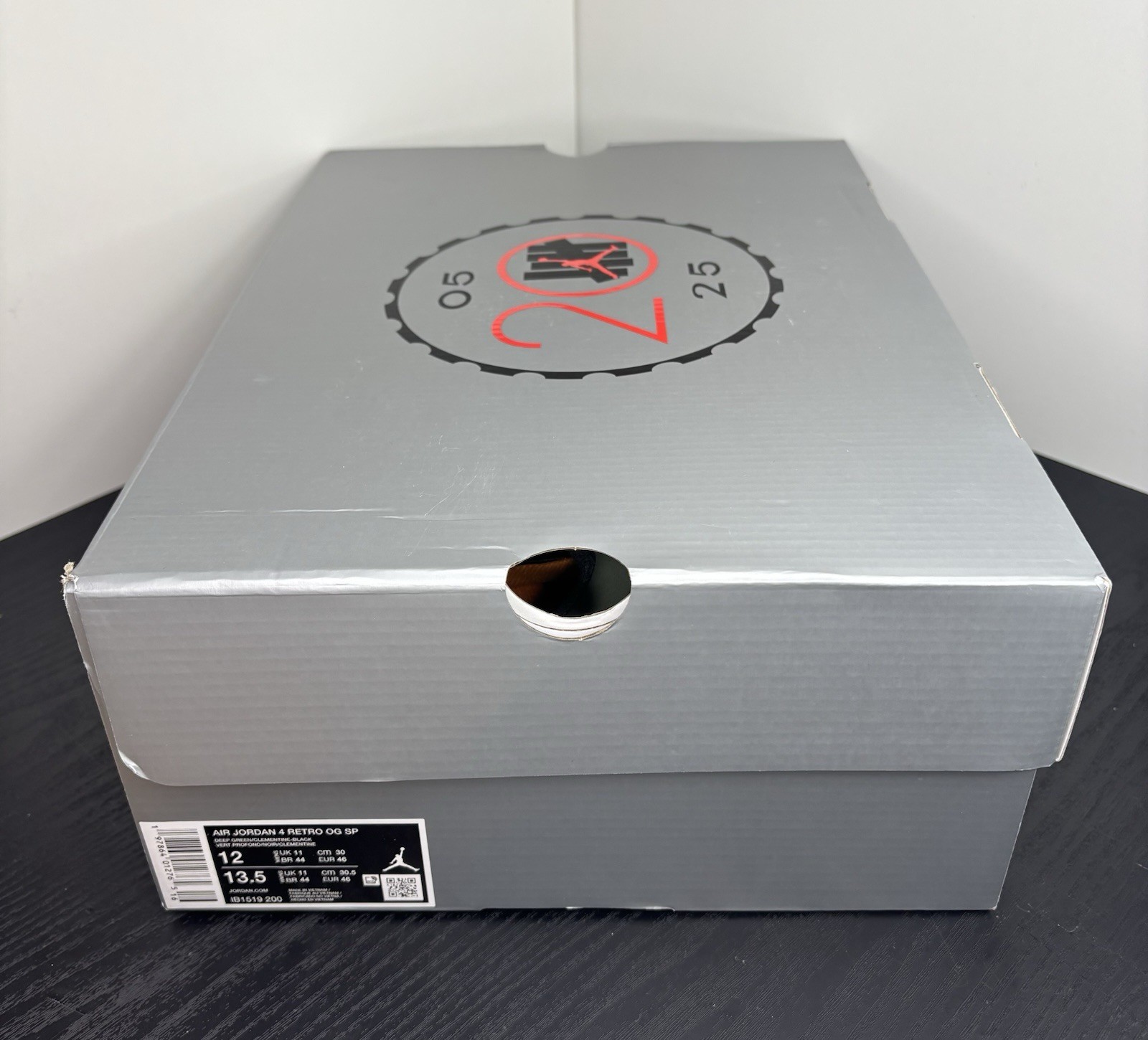 Size 12 - Undefeated x Air Jordan 4 Retro 2025 Sneakers (NEW WITH BOX) thumbnail 5