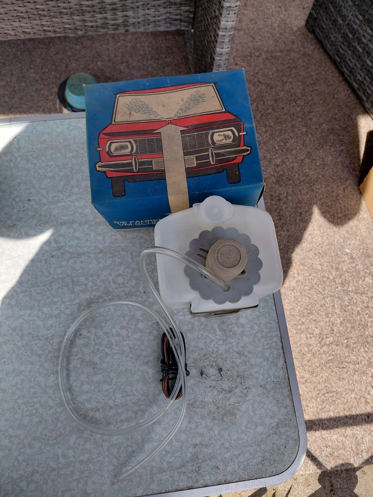 DDR   Scheibenwaschanlage Waschanlage 12V Trabant Wartburg Barkas Konvolut vm