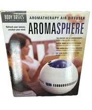 New Homedics Body Basics AromaSphere Aromatherapy Air Diffuser Aroma Sphere