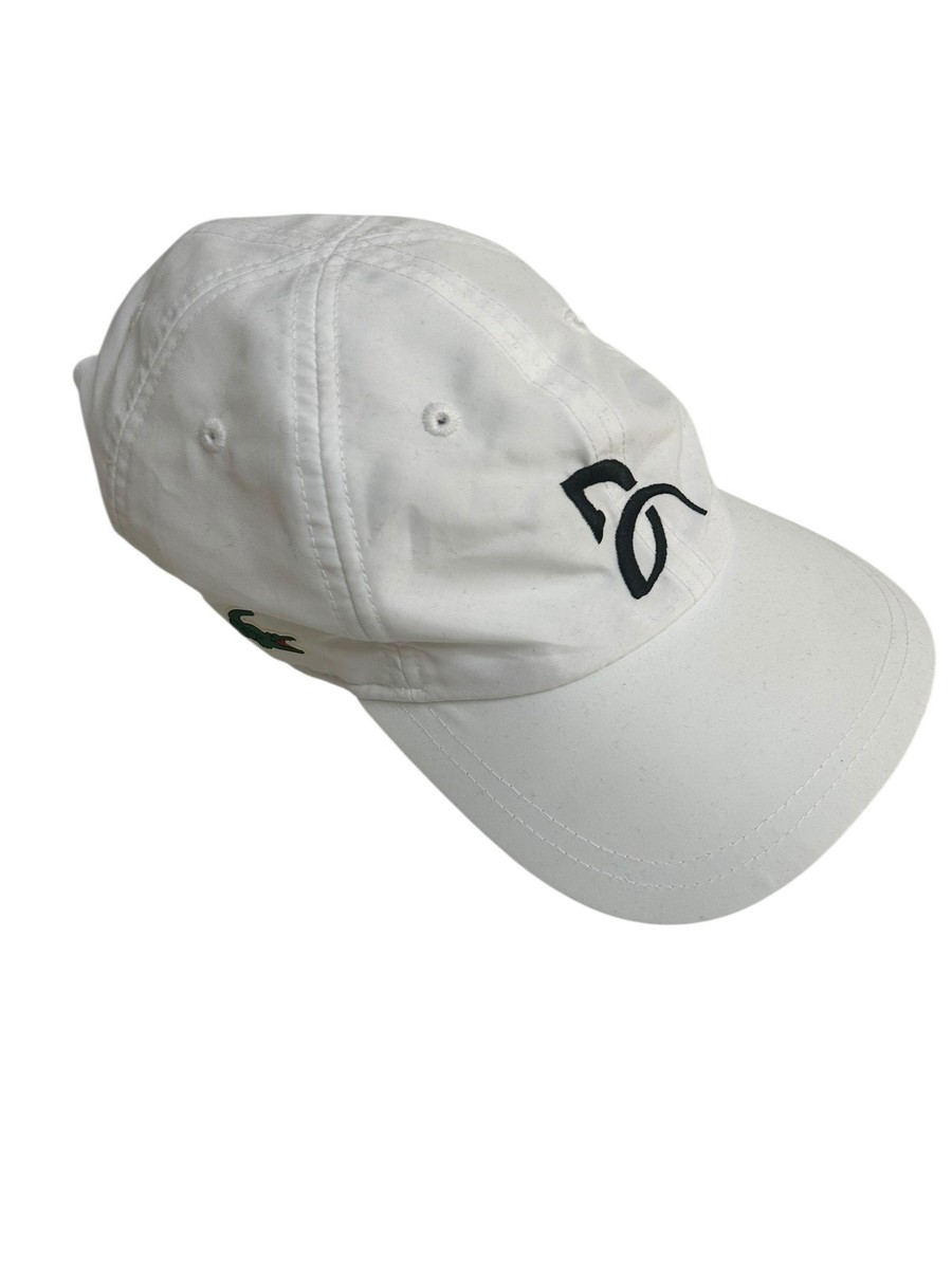 Lacoste RARE Novac DJOKOVIC white black HAT BLACK BULL LOGO br CAP