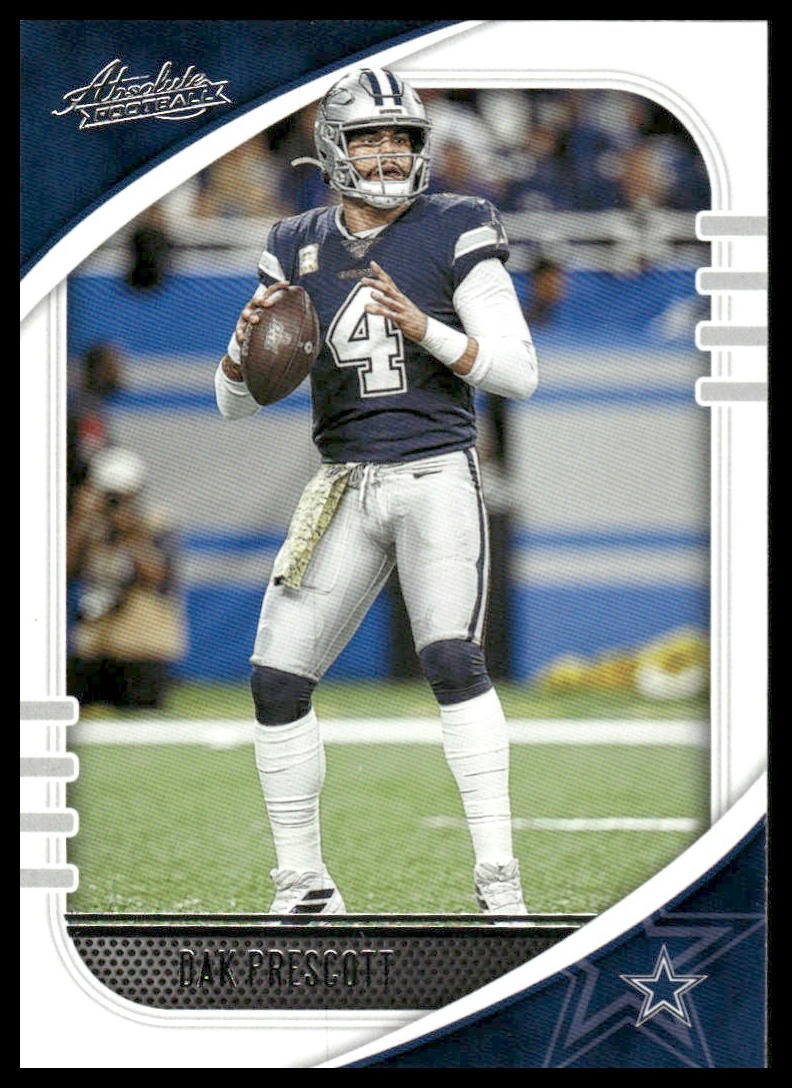 Dak Prescott 2020 Panini Absolute #52 Retail Dallas Cowboys