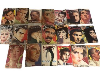 Vintage Interview Magazine Andy Warhol Stalone Pryor Travolta Cruise 20Pc