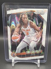 2025 Panini Prizm WNBA - Tina Charles #3 White Seismic Prizm