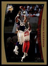 Cris Carter 1998 Topps Season Opener #89 Vikings NFL READ FREE SHIP AutographDen