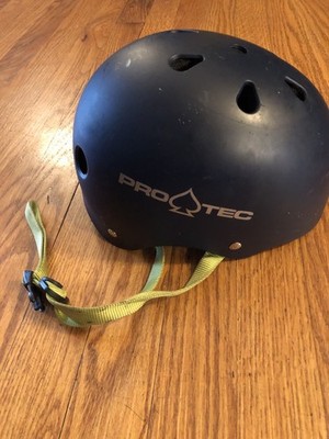 Pro-Tech Kids/Youth Helmet (Skate, Bike, Etc.). Navy Blue Matte Finish- Small 