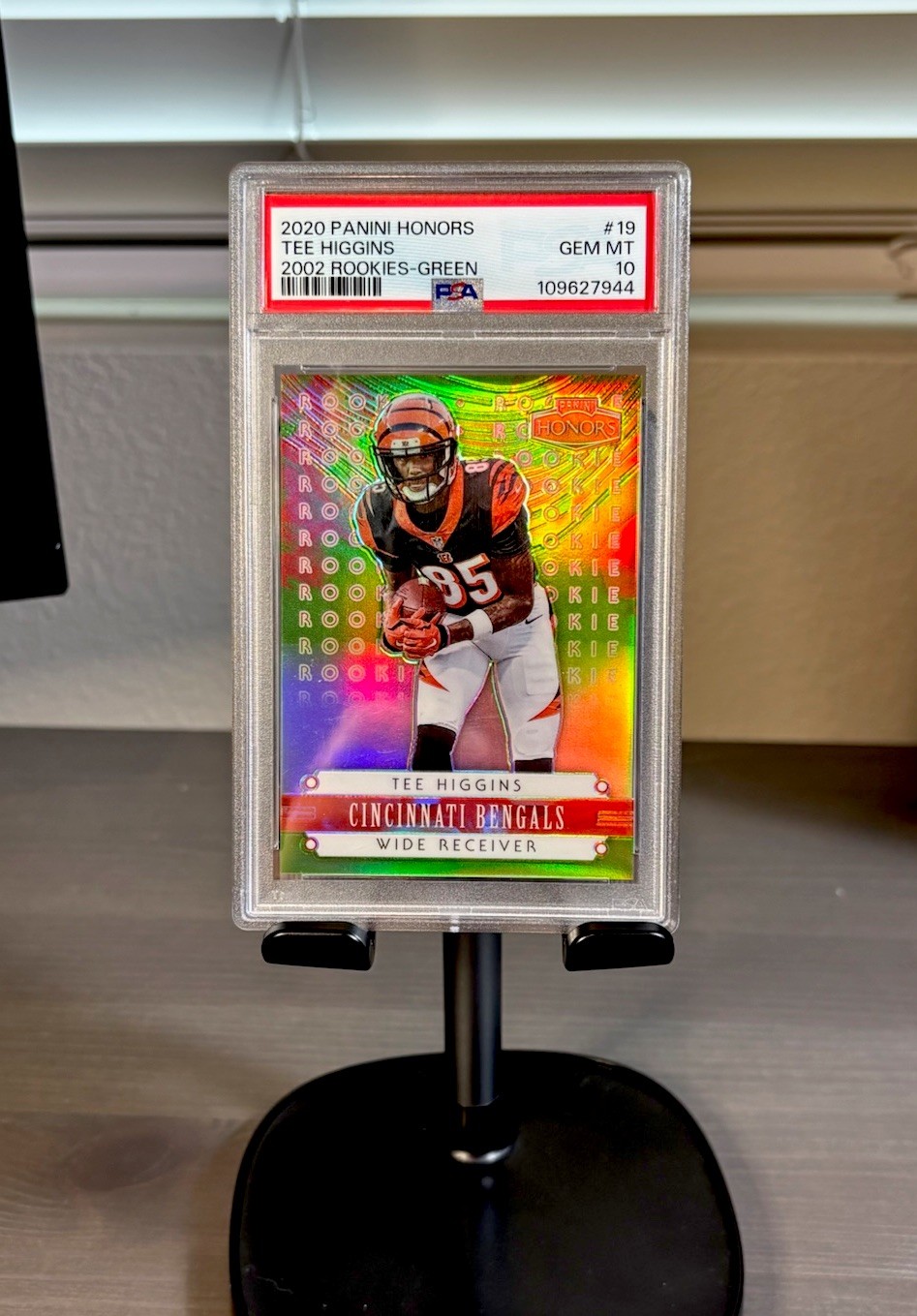 Tee Higgins Panini Honors 2002 Rookies #19 Green