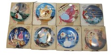 LIMITED EDITION Disney Cinderella Collector Plate Set of 8 Knowles + COA & Boxes
