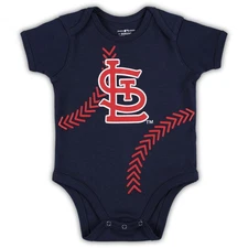 Newborn & Infant Navy St. Louis Cardinals Running Home Bodysuit