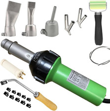 1600W Plastic Welding Kit Hot Air Welder Heating Gun PVC Vinyl Rod Welding Hot G