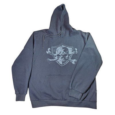 SA Company Soul of Adventure Hoodie Men's 2XL Black Skull Shield Heavyweight