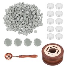Wax Seal Kit, 300 Wax Beads, Candles, Beige White