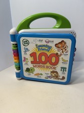 2018 Leap Frog Learning Friends 100 Words Electronic English, Spanish Toy Book