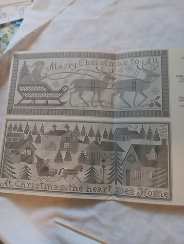 The Prairie Schooler Home for Christmas Cross Stitch Leaflet Book 2000 #86 - Picture 6 of 6
