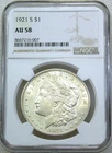 1921-S Morgan Silver Dollar NGC AU58 Frosty Just Graded New Holder #J304G