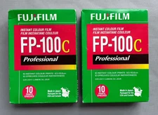 Fujifilm FP-100C Professional Instant Film - 2 packs - Exp 05/2018 - NICE!
