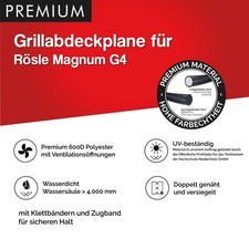 Premium Grillabdeckplane für Rösle Magnum G...