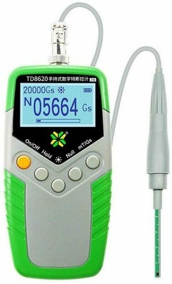 Gaussmeter Tester Gauss Measurement Tools with Range 200 mT/2000 mT Accuracy ±1%