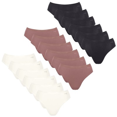 Sloggi Damen Tai-Slips, 6er Pack - GO Daily Cotton Tai 6P, Unterhose, Stretch...