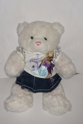 BUILD-A-BEAR WORKSHOP HANNAH MONTANA MILEY CYRUS WHITE BEAR PLUSH | eBay