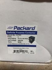 Packard C375C Contactor 3 Pole 75 Amps 208/240 Coil Voltage